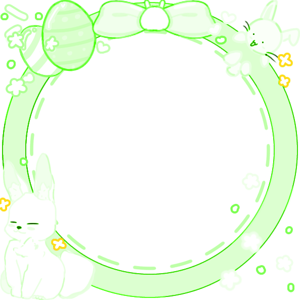 pastel green easter decor by teto Decoration